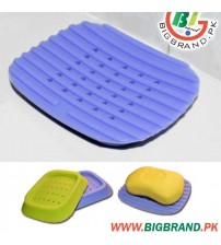 Pack of 2 Silicone Soap Dish with Drain